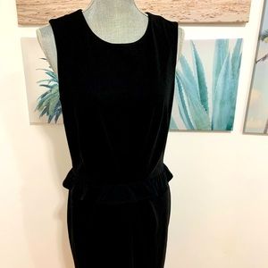 Mexx Black Peplum Dress L